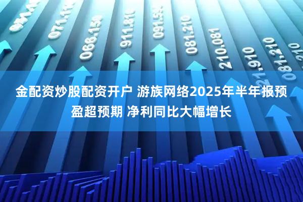 金配资炒股配资开户 游族网络2025年半年报预盈超预期 净利同比大幅增长
